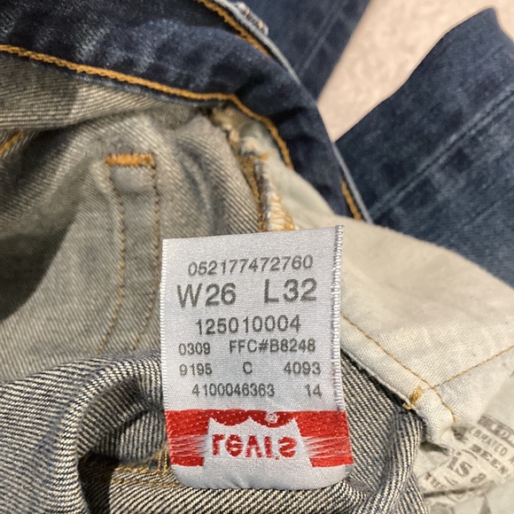 Levi’s 501 button fly jeans Size 26 - Picture 10 of 10